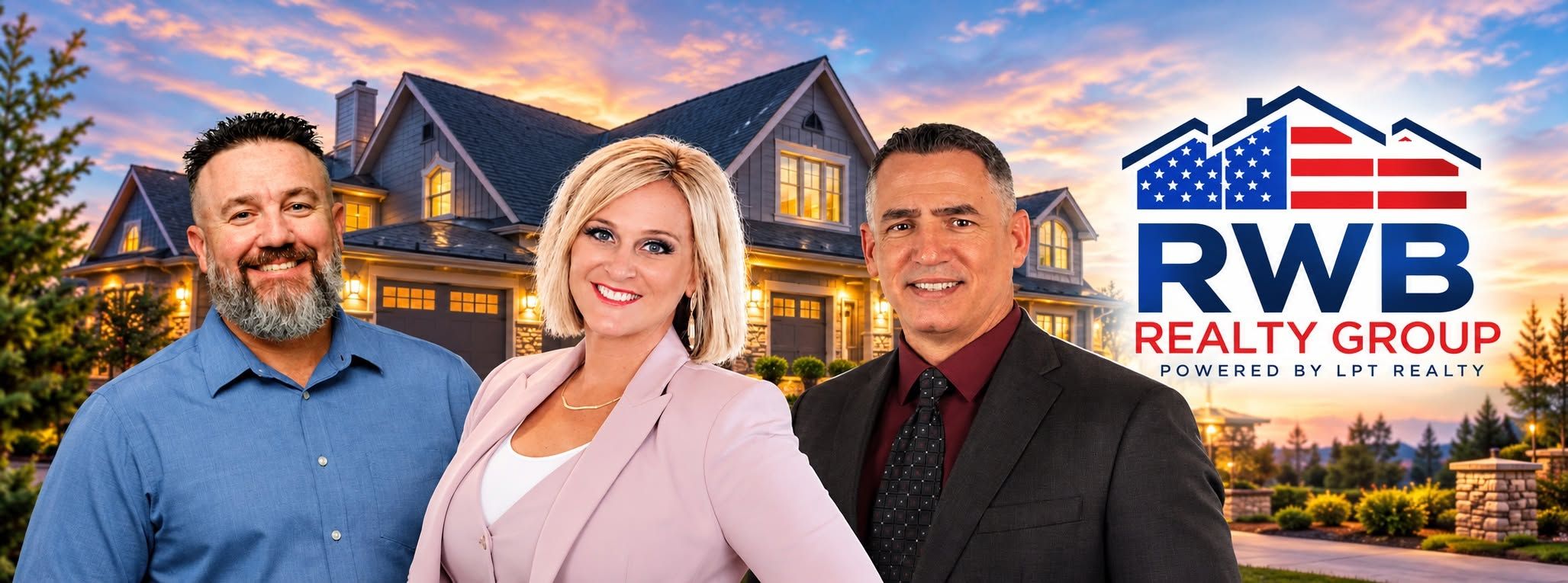 Joey Blanco, Katherine Price and Randy Heavin of RWB Realty Group